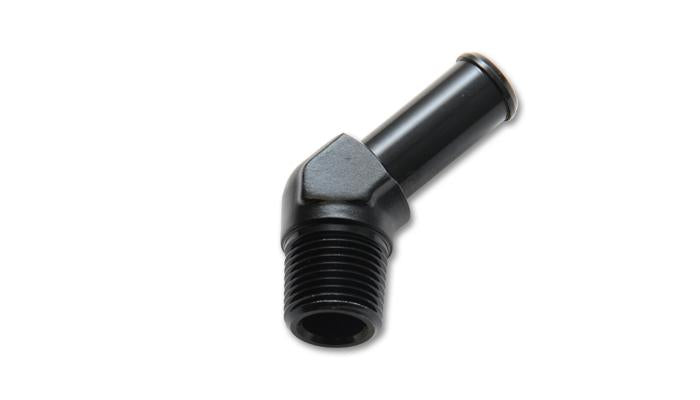 Vibrant -8 AN to 1/2in Barb Straight Fitting - Aluminum
