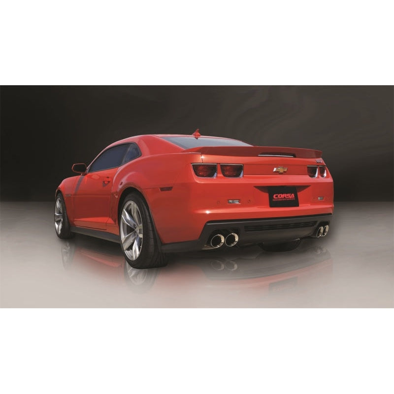 Corsa 12-13 Chevrolet Camaro Coupe ZL1 6.2L V8 Polished Sport Cat-Back + XO Exhaust