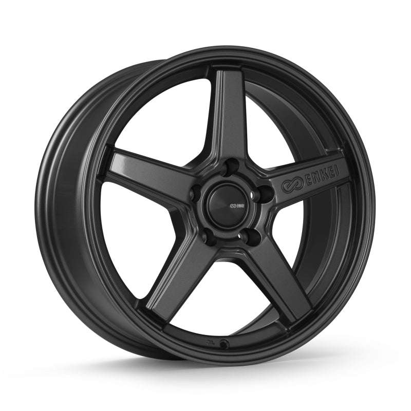 Enkei Quasar 17x7.5in / 5x100 BP / 45mm Offset / 72.6mm Bore - Gloss Gunmetal Wheel