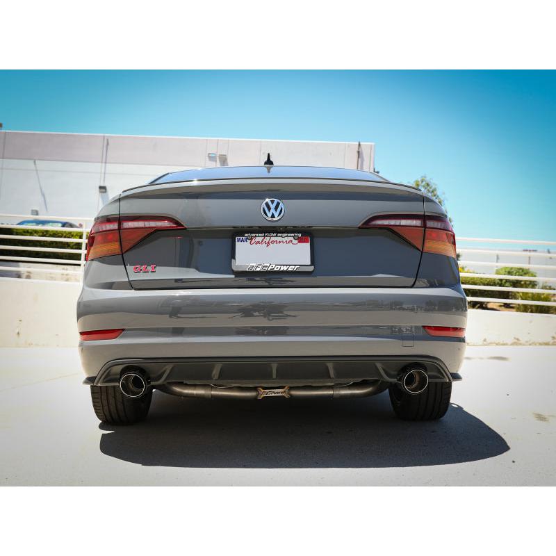 afe 19-21 VW Jetta GLI (MKVII) L4-2.0L (t) MACH Force-Xp 304 SS Cat-Back Exhaust System Carbon Tips