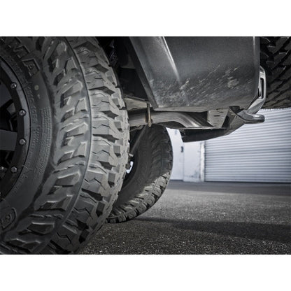 aFe MACH Force-Xp Axle-Back Exhaust System w/NoTip 18-20 Jeep Wrangler L4-2.0T / V6-3.6L