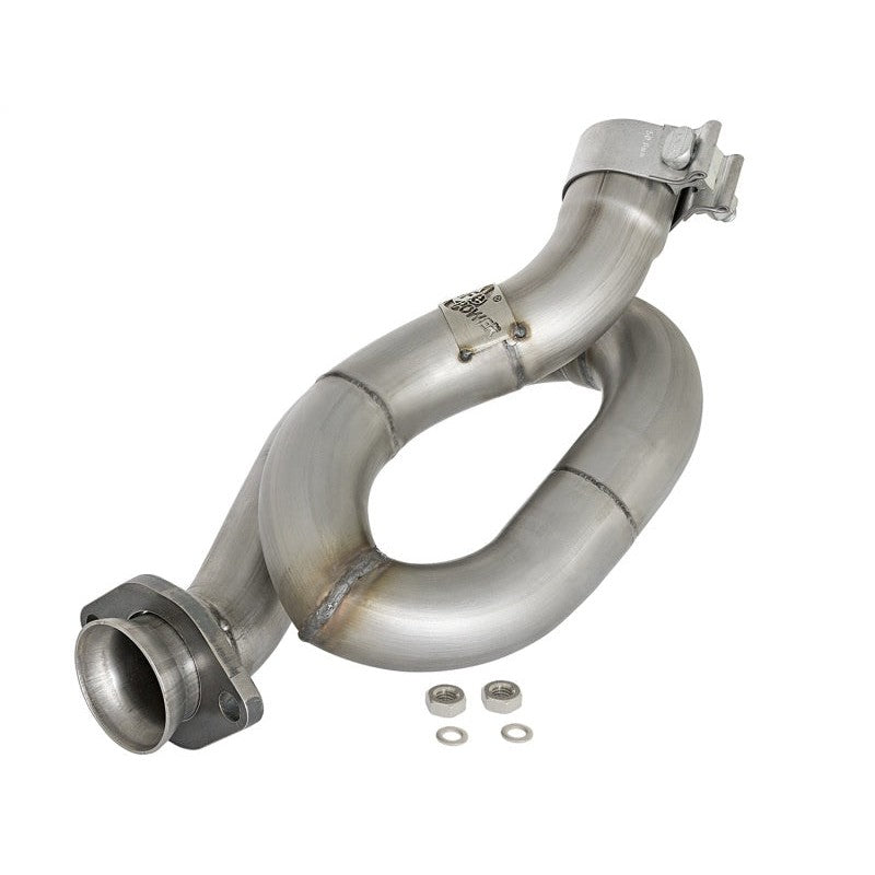 aFe POWER Twisted Steel Loop Relocation Pipe 12-18 Jeep Wrangler (JK) V6 3.6L