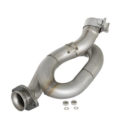 aFe POWER Twisted Steel Loop Relocation Pipe 12-18 Jeep Wrangler (JK) V6 3.6L