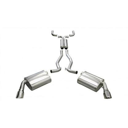 Corsa 10-14 Chevrolet Camaro Convertible RS 3.6L V6 Polished Sport Cat-Back + XO Exhaust
