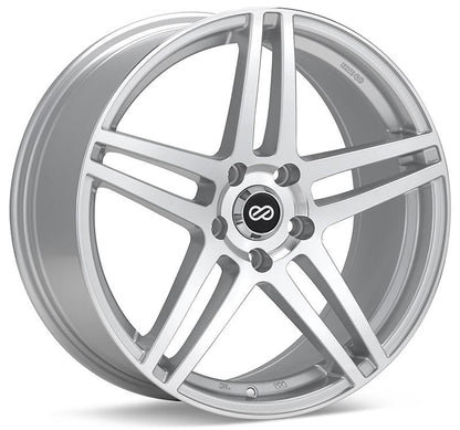 Enkei RSF5 16x7 5x100 45mm Offset 72.6mm Bore Silver Machined Wheel