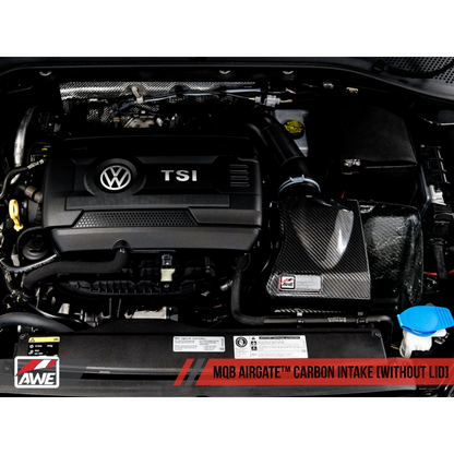 AWE Tuning Audi / Volkswagen MQB 1.8T/2.0T/Golf R Carbon Fiber AirGate Intake w/ Lid