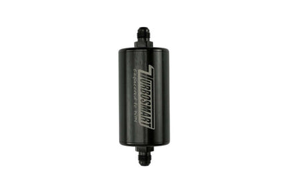 Turbosmart 10um 6AN Inline Fuel Filter - Black