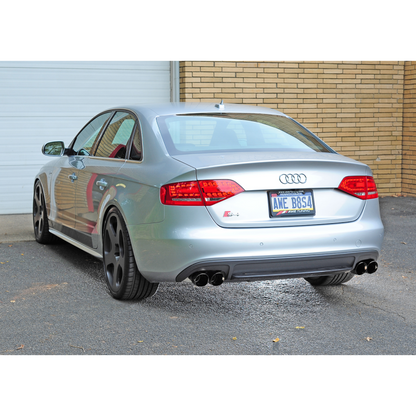 AWE Tuning Audi B8 / B8.5 S4 3.0T Track Edition Exhaust - Chrome Silver Tips (90mm)
