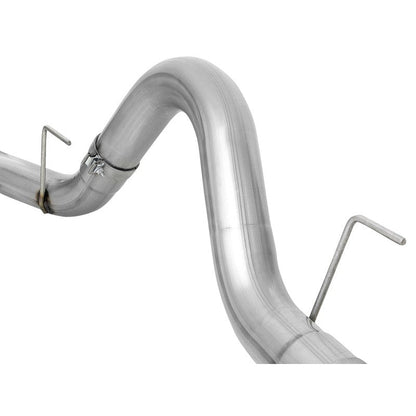 aFe Atlas 4in Aluminized Steel DPF-Back Exh 18-19 Ford F-150 V6-3.0L (td) w/ Polished Tip