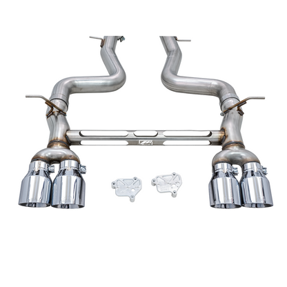 AWE Tuning BMW F8X M3/M4 Track Edition Catback Exhaust - Diamond Black Tips