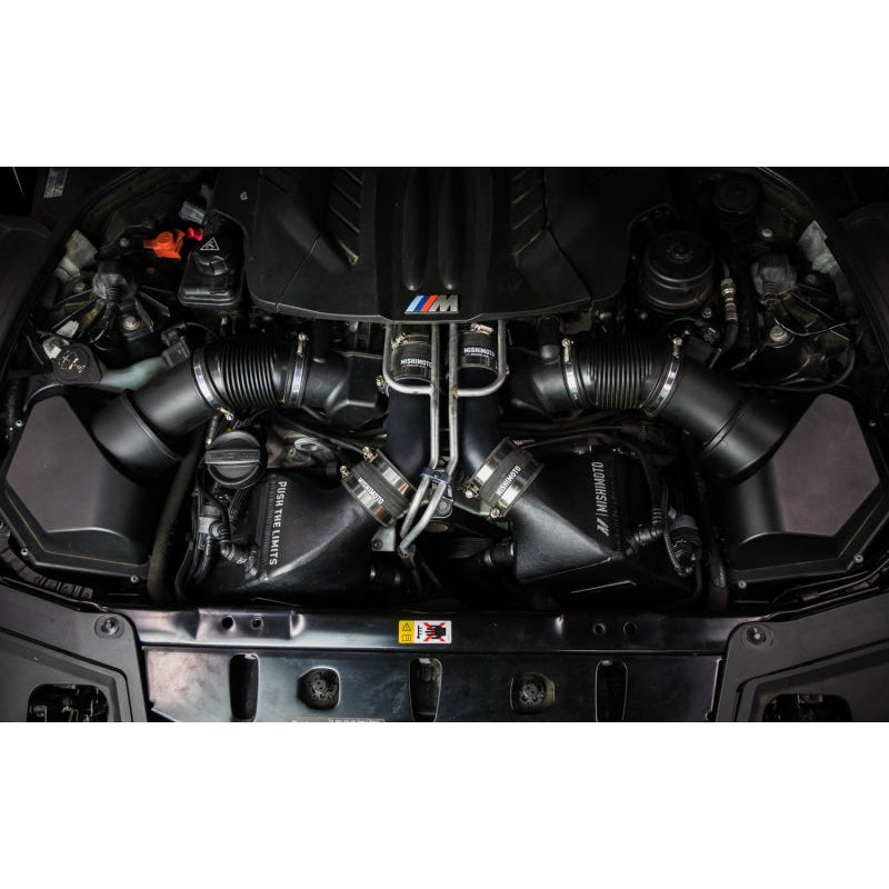 Mishimoto 12-16 BMW F10 M5 Intercooler Pipe Kit Micro Wrinkle Black
