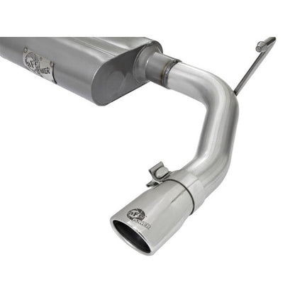 aFe Scorpion 2-1/2in Aluminized Steel Cat Back Exhaust 07-17 Jeep Wrangler V6-3.6/3.8L (4 Dr)