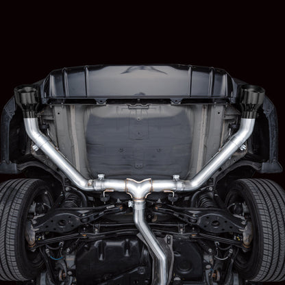 AWE Tuning 2022+ Honda Civic Si FE1 FWD Track Edition Catback Exhaust - Dual Diamond Black Tips