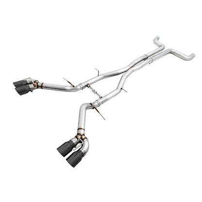 AWE Tuning 16-19 Chevy Camaro SS Non-Res Cat-Back Exhaust - Track Edition (Quad Diamond Black Tips)