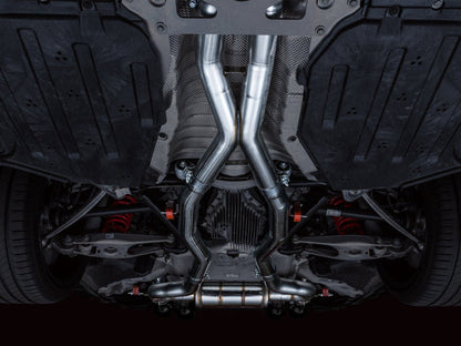 AWE Tuning SwitchPath Cat-Back Exhaust for BMW G8X M3/M4 - Diamond Black Tips
