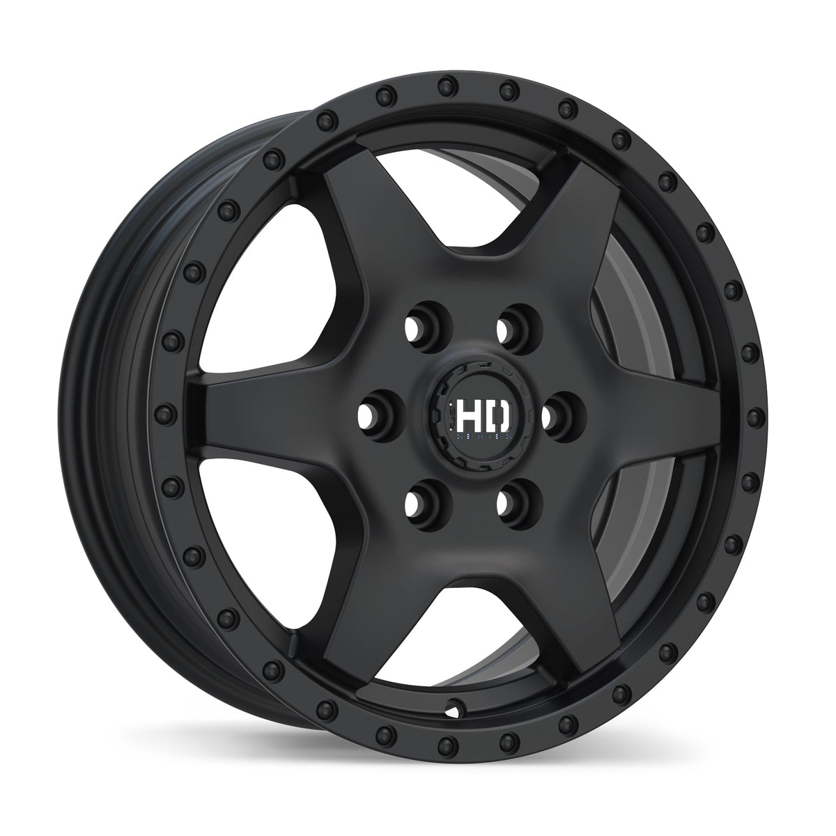 Fast HD Stax Satin Black 16x6.5 +54 6x130mm 84.1mm-Wheels-Fast HD
