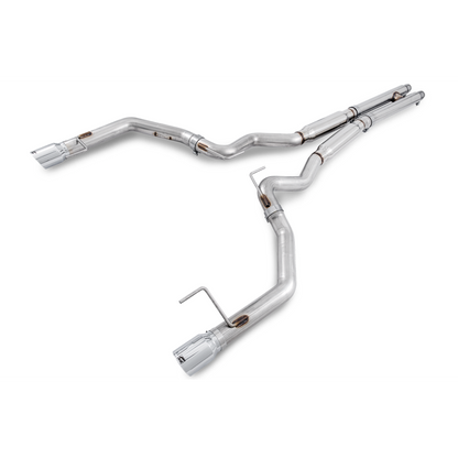 AWE Tuning S550 Mustang GT Cat-back Exhaust - Track Edition (Chrome Silver Tips)