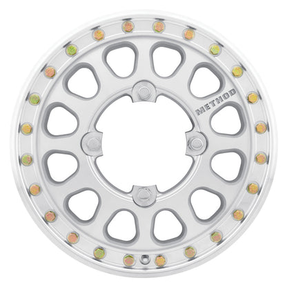 Method MR401-R UTV Beadlock 15x5 / 5+0/43mm Offset / 4x156 / 127mm CB Machined - Raw Wheel