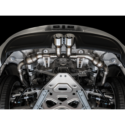 AWE Tuning Porsche 718 Boxster / Cayman Touring Edition Exhaust - Chrome Silver Tips