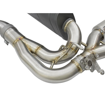 aFe MACHForce XP 3in - 2 1/2in Axle Back 304SS Exhaust w/ Polished Tips 16-17 BMW M2 (f87)