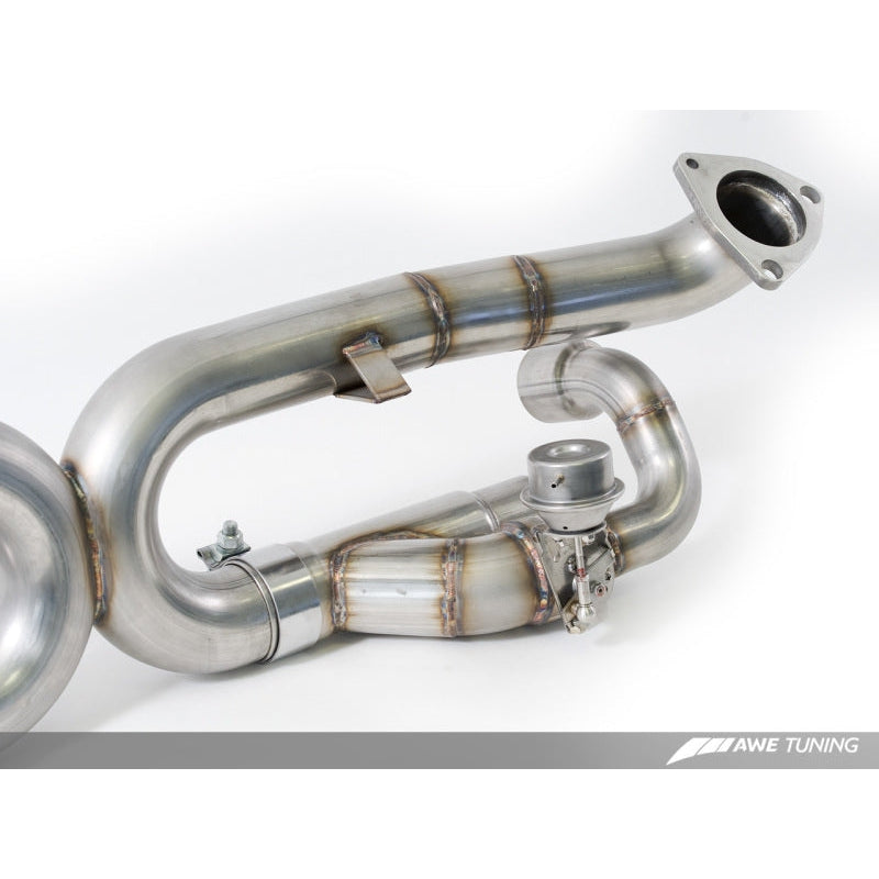 AWE Tuning Porsche 991 SwitchPath Exhaust for PSE Cars Chrome Silver Tips