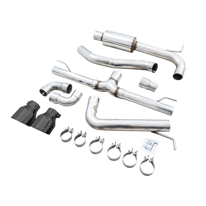 AWE 2022+ Volkswagen GTI MK8 Track Edition Exhaust - Diamond Black Tips