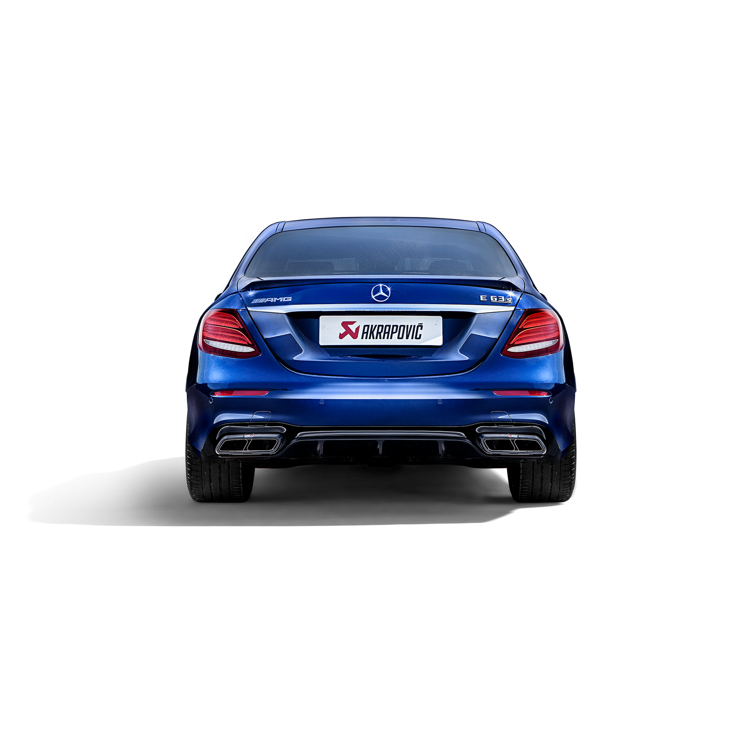Akrapovič Evolution Line Catback Exhaust System (Titanium) w/o Tips - 2018-2020 Mercedes Benz E63S AMG (W213)