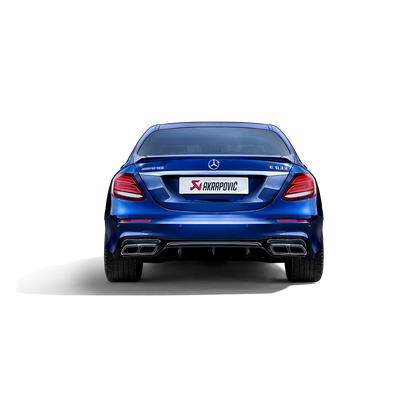 Akrapovič Evolution Line Catback Exhaust System (Titanium) w/o Tips - 2018-2020 Mercedes Benz E63S AMG (W213)