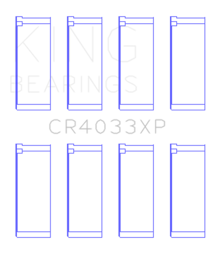 King Engine Bearings Honda F20C/F22C/B20/H22 16V Performance Rod Bearing Set - Size STD