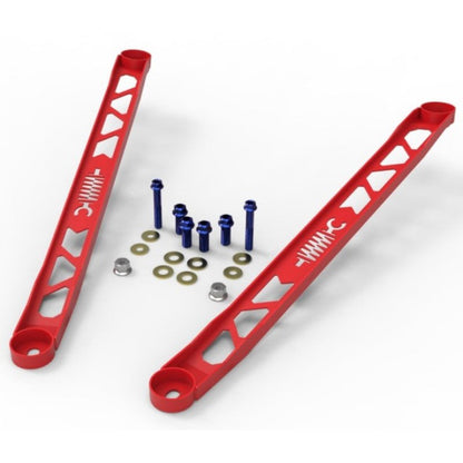 aFe CONTROL 304 Stainless Steel Front Suspension Strut Brace Red - Toyota GR Supra (A90) 20-21