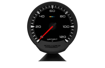 GReddy Sirius Meter - Water Temp 0/120 (Deg.C) 74mm Analog Gauge (w/Water Temp Sensor & Harness Set)