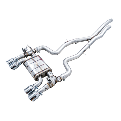 AWE Tuning BMW F8X M3/M4 SwitchPath Catback Exhaust - Chrome Silver Tips