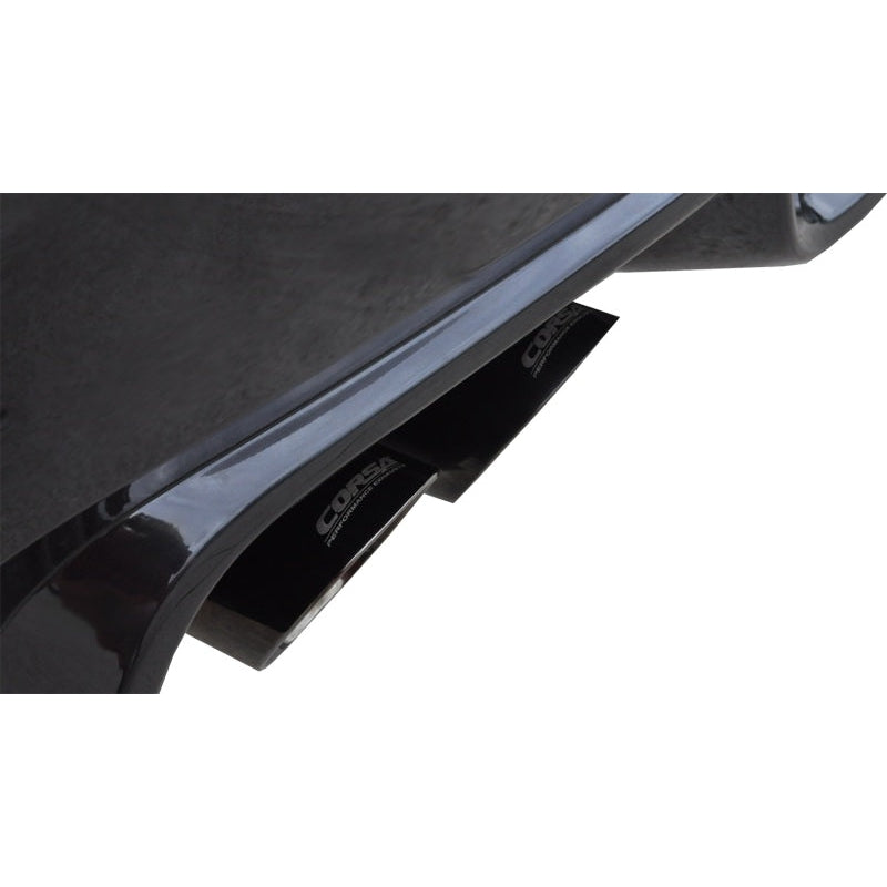 Corsa 11-13 Subaru Impreza Sedan STI 2.5L Turbo Manual Black Sport Cat-Back Exhaust