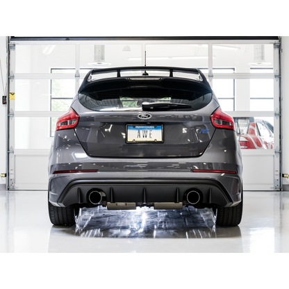 AWE Tuning Ford Focus RS Touring Edition Cat-back Exhaust - Non-Resonated - Diamond Black Tips