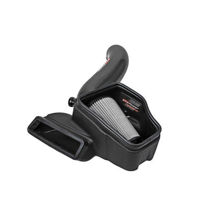 aFe Track Series Carbon Fiber Intake System w/ Pro DRY S Filter - 15-19 VW Golf R (MKVII)