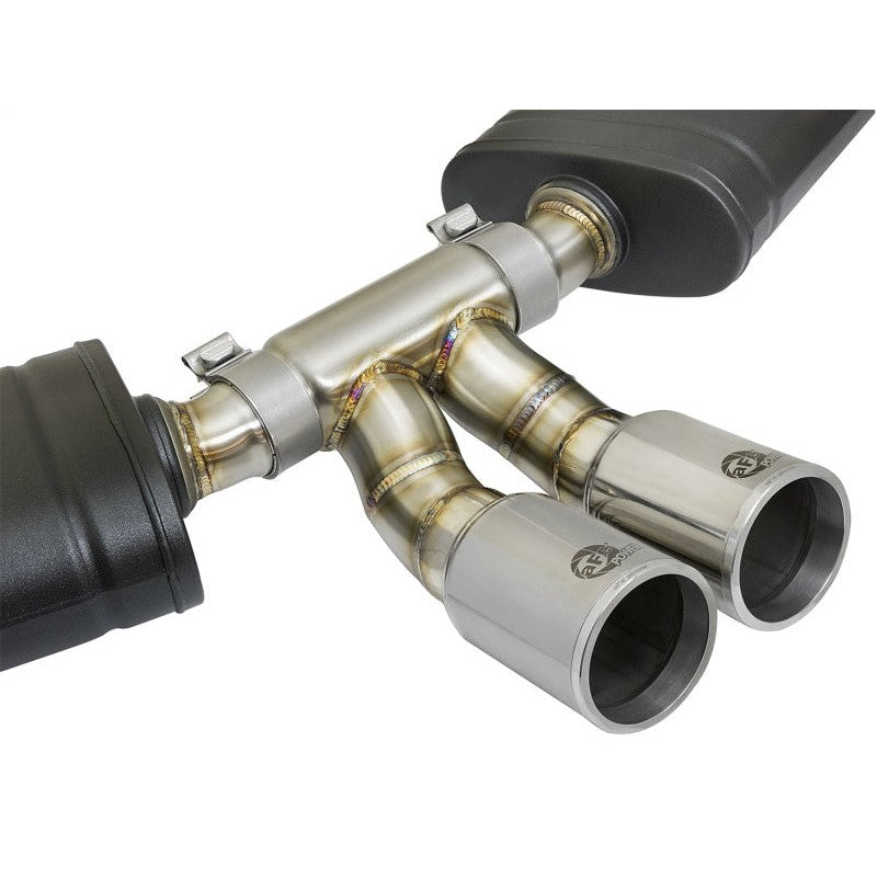 aFe MACHForce-Xp 2in 304 SS Cat-Back Exhaust w/Polished Tips 13-16 Porsche Boxster/Cayman 2.7L/3.4L