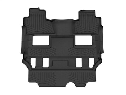 WeatherTech 15-20 Cadillac Escalade w/Bucket 2nd Rw (2pc 2nd/3rd Rw) Rear FloorLiner HP - Black
