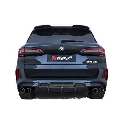 Akrapovič Slip-On Line Exhaust (Titanium) w/Carbon Tips - 2020-2023 BMW X5M/X6M (F95/F96)