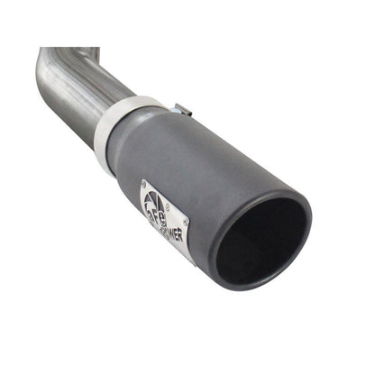 aFe MACHForce XP Exhausts Cat-Back SS 409 EXH  Wrinkle Black CB Ford F-150 11-12 V6-3.5L (tt)
