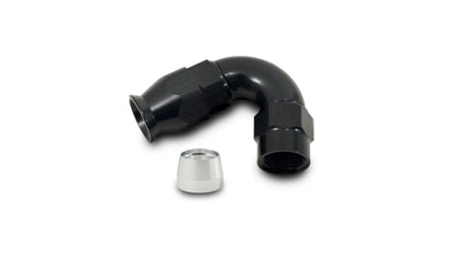 Vibrant -4AN 120 Degree Hose End Fitting for PTFE Lined Hose