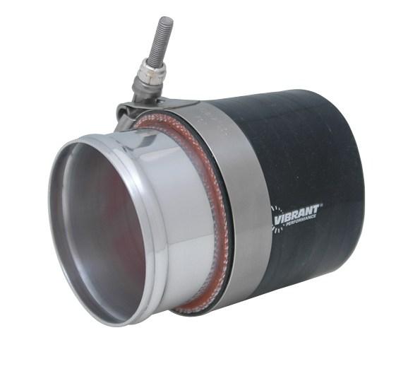 Vibrant Aluminum Joiner Coupling (3in Tube O.D. x 3in Overall Length)