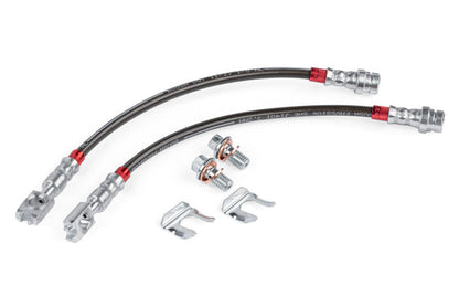 APR 15-24 Volkswagen GTI/19-24 Volkswagen Jetta Braided Stainless Steel Brake Line Set - Rear