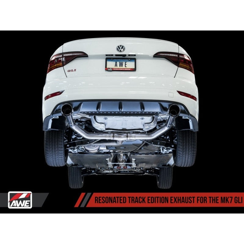 AWE Tuning Touring Exhaust with Diamond Black Tips - 18-21 Volkswagen Jetta GLI