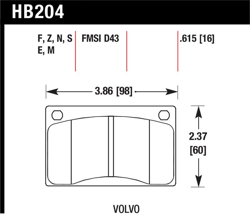 Hawk HPS Street Brake Pads