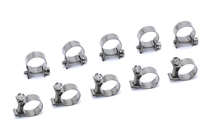 HPS Size # 16 Stainless Steel 3/8" Fuel Injection Hose Clamp, Range: 35/64" - 5/8" (14mm - 16mm)
