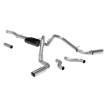Flowmaster 11-18 GM 1500 CC-EC 6.2L American Thunder Cat-Back Exhaust System-Catback-Flowmaster