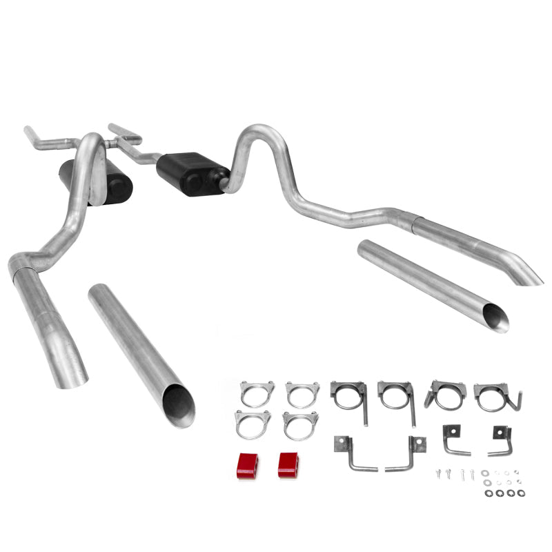 Flowmaster 64-72 GM A-BODY 2.5 in. American Thunder Crossmember-Back Exhaust System-Catback-Flowmaster