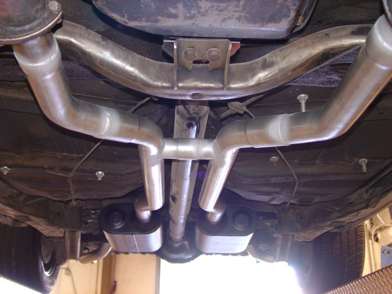 Flowmaster 64-72 GM A-BODY 2.5 in. American Thunder Crossmember-Back Exhaust System-Catback-Flowmaster