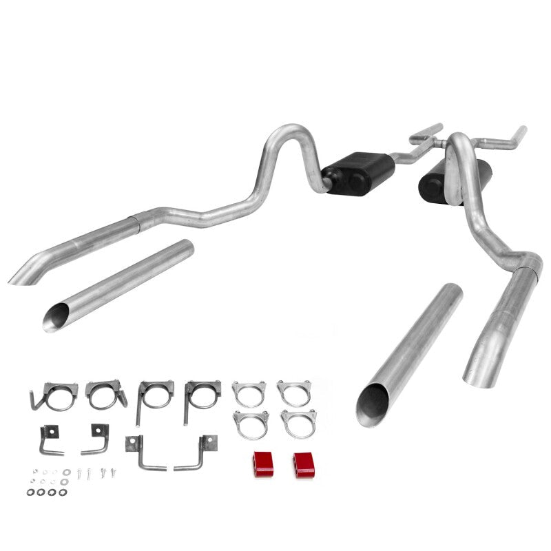 Flowmaster 64-72 GM A-BODY 2.5 in. American Thunder Crossmember-Back Exhaust System-Catback-Flowmaster