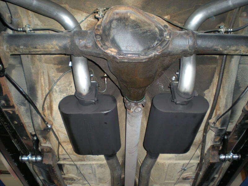 Flowmaster 67-68 GM F-BODY 2.5 in. American Thunder Crossmember-Back Exhaust System-Catback-Flowmaster